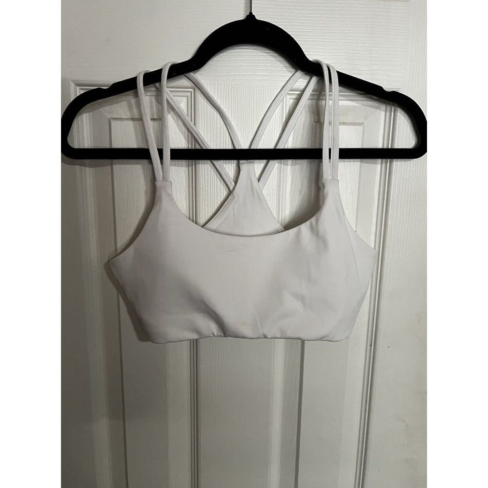Fabuletics Small‎ White Principle Low Impact Bra
